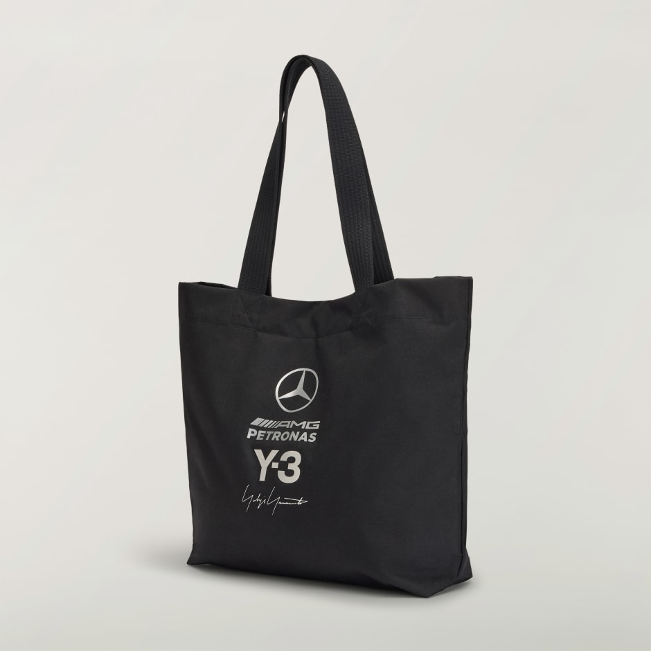 Y-3 MERCEDES - AMG PETRONAS F1 車隊 輕便袋 TOTE（黑色） thumbnail 2