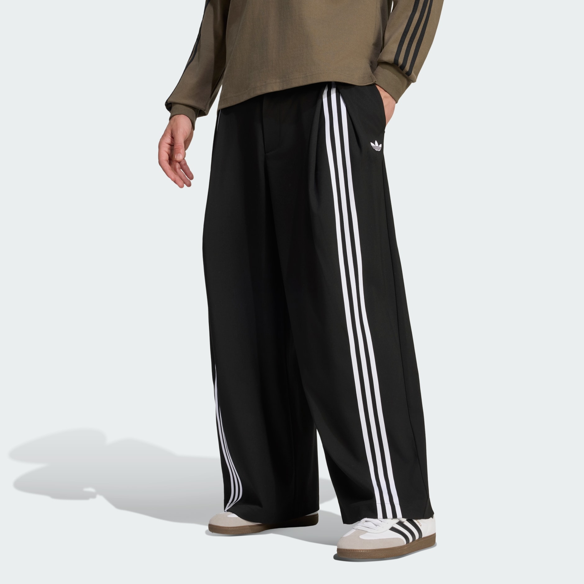 adidas Originals 3S Deluxe 加大碼長褲（黑色） thumbnail 2